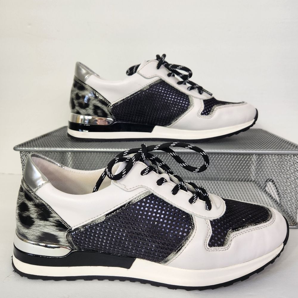 Remonte Sneaker Size 8 Black & White Low Top Athleisure Shoe EU Size 39